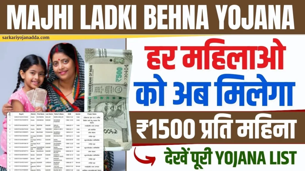 Majhi Ladki Bahin Yojana List