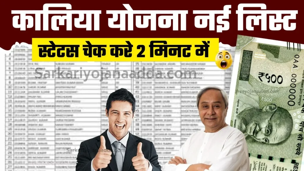 KALIA Yojana New List Status